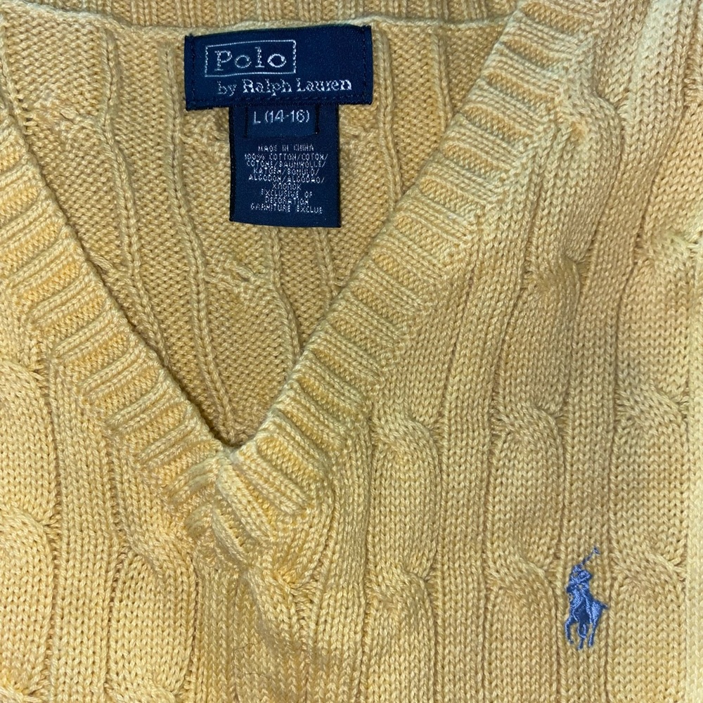 Polo by Ralph Lauren sleeveless sweater top - Picture 3 of 3